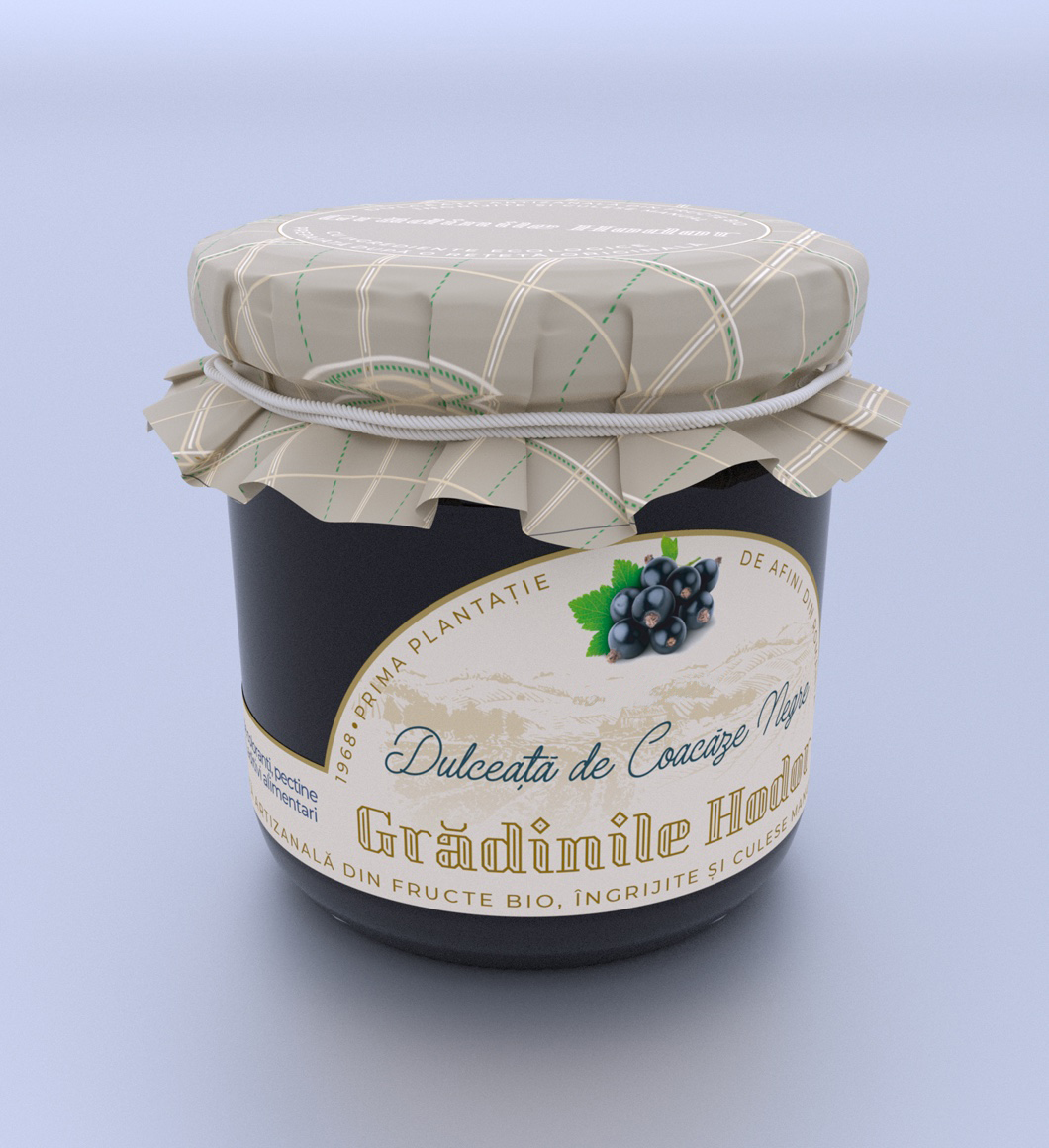 Dulceață de Coacăze Negre Gradinile Hodor